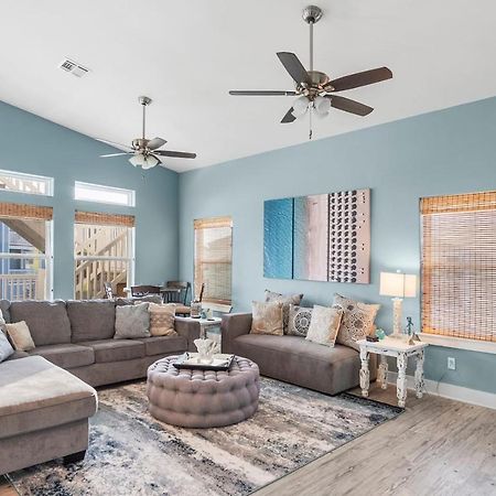 New 5 Bdrm W/Pool, Observation Deck Walk To Beach! Port Aransas Kültér fotó