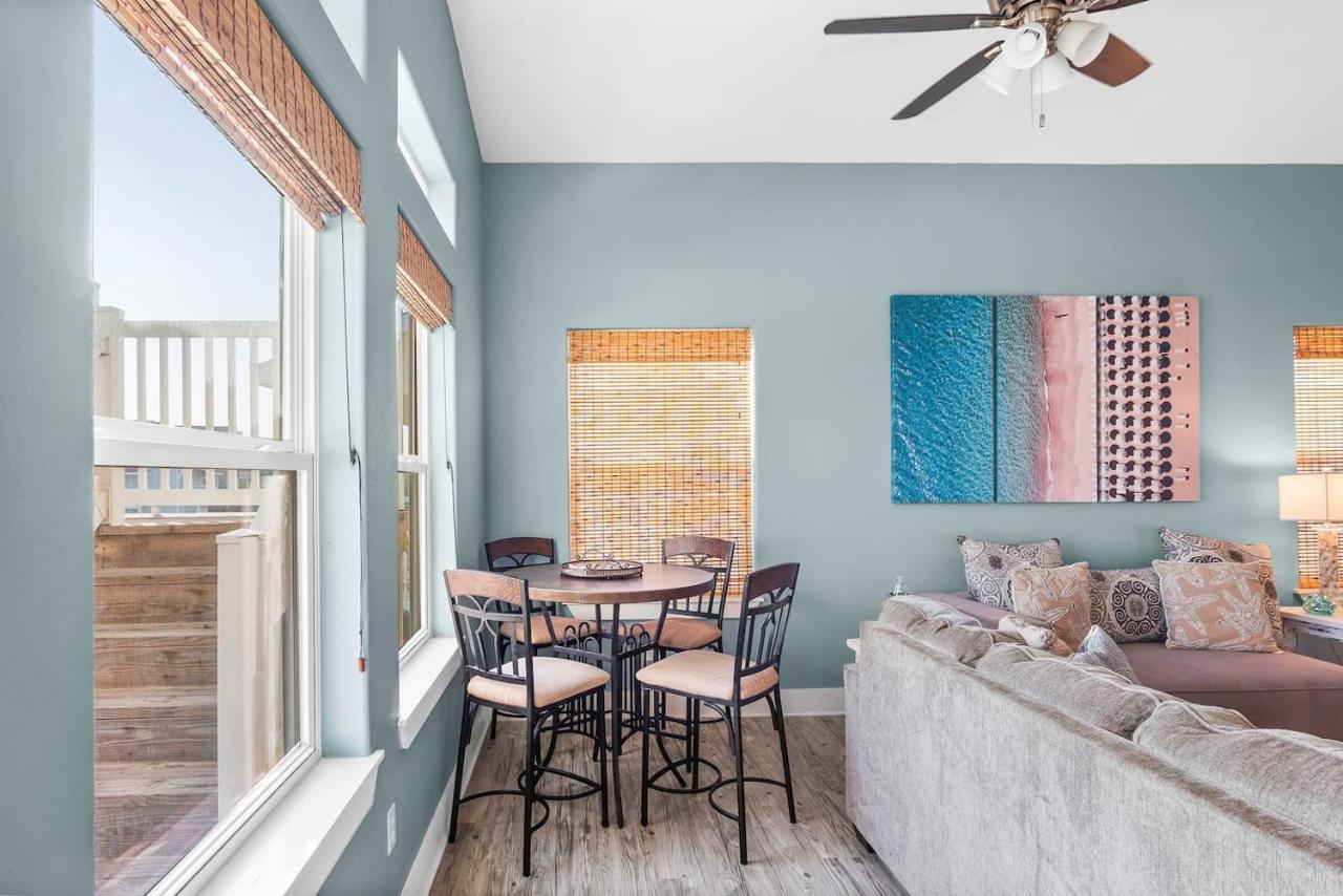 New 5 Bdrm W/Pool, Observation Deck Walk To Beach! Port Aransas Kültér fotó