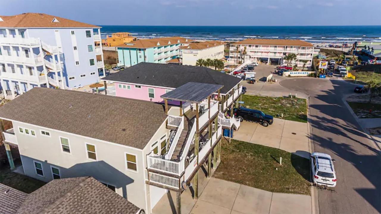 New 5 Bdrm W/Pool, Observation Deck Walk To Beach! Port Aransas Kültér fotó