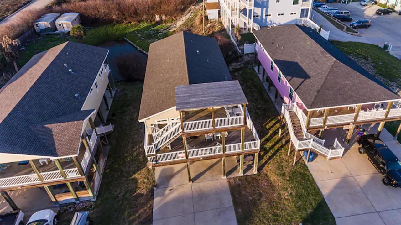 New 5 Bdrm W/Pool, Observation Deck Walk To Beach! Port Aransas Kültér fotó